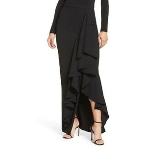 NWT Eliza J Ruffle Maxi Skirt